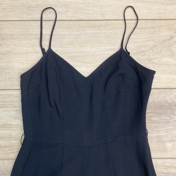Polo Ralph Lauren Brigitte Jumpsuit Solid Black Minimalist Dressy Sleeveless - Picture 3 of 15
